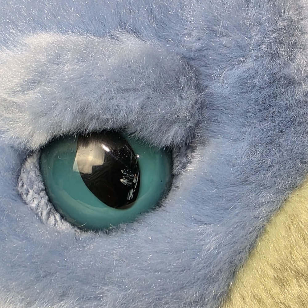 Disney Star Wars TOOKA Cat Growling Plush Creature Galaxy's Edge Loth Blue Works - Picture 8 of 10